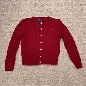 Ralph Lauren Cable-knit Cardigan Sweater